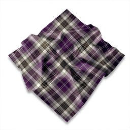 ScotsTee Shop Scottish Kilbarchan #4 Weathered Tartan Pocket Square, Scarf, Handkerchief