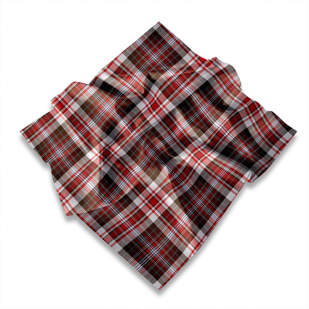 ScotsTee Shop Scottish Jacobite Dress #2 Weathered Tartan Pocket Square, Scarf, Handkerchief