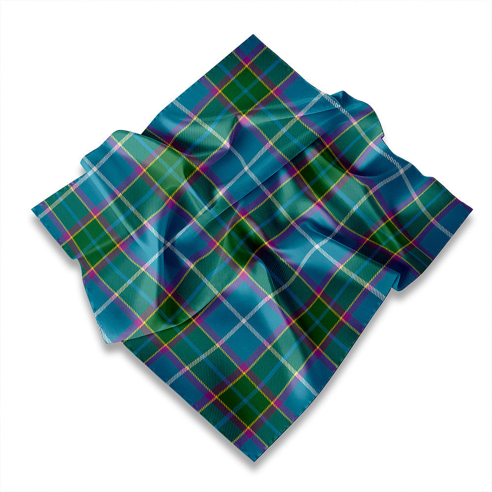 ScotsTee Shop Scottish Isle of Man Manx Heritage Weathered Tartan Pocket Square, Scarf, Handkerchief