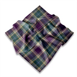 ScotsTee Shop Scottish Isle of Man Manx Heritage Modern Tartan Pocket Square, Scarf, Handkerchief