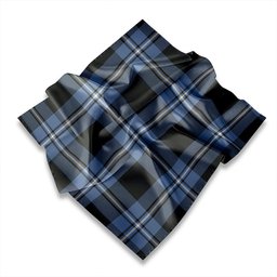 ScotsTee Shop Scottish Irvine of Bonshaw Weathered Tartan Pocket Square, Scarf, Handkerchief