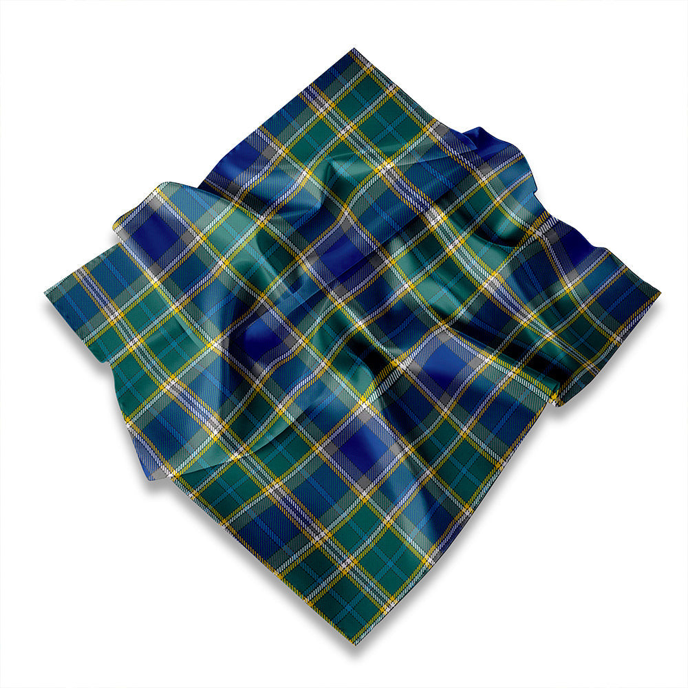 ScotsTee Shop Scottish Isle of Man Manx Heritage Ancient Tartan Pocket Square, Scarf, Handkerchief