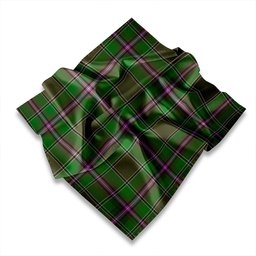 ScotsTee Shop Scottish Leach Hunting #1 Ancient Tartan Pocket Square, Scarf, Handkerchief