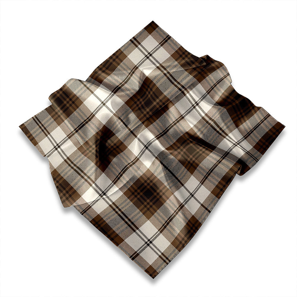 ScotsTee Shop Scottish Lamont Dress Weathered Tartan Pocket Square, Scarf, Handkerchief