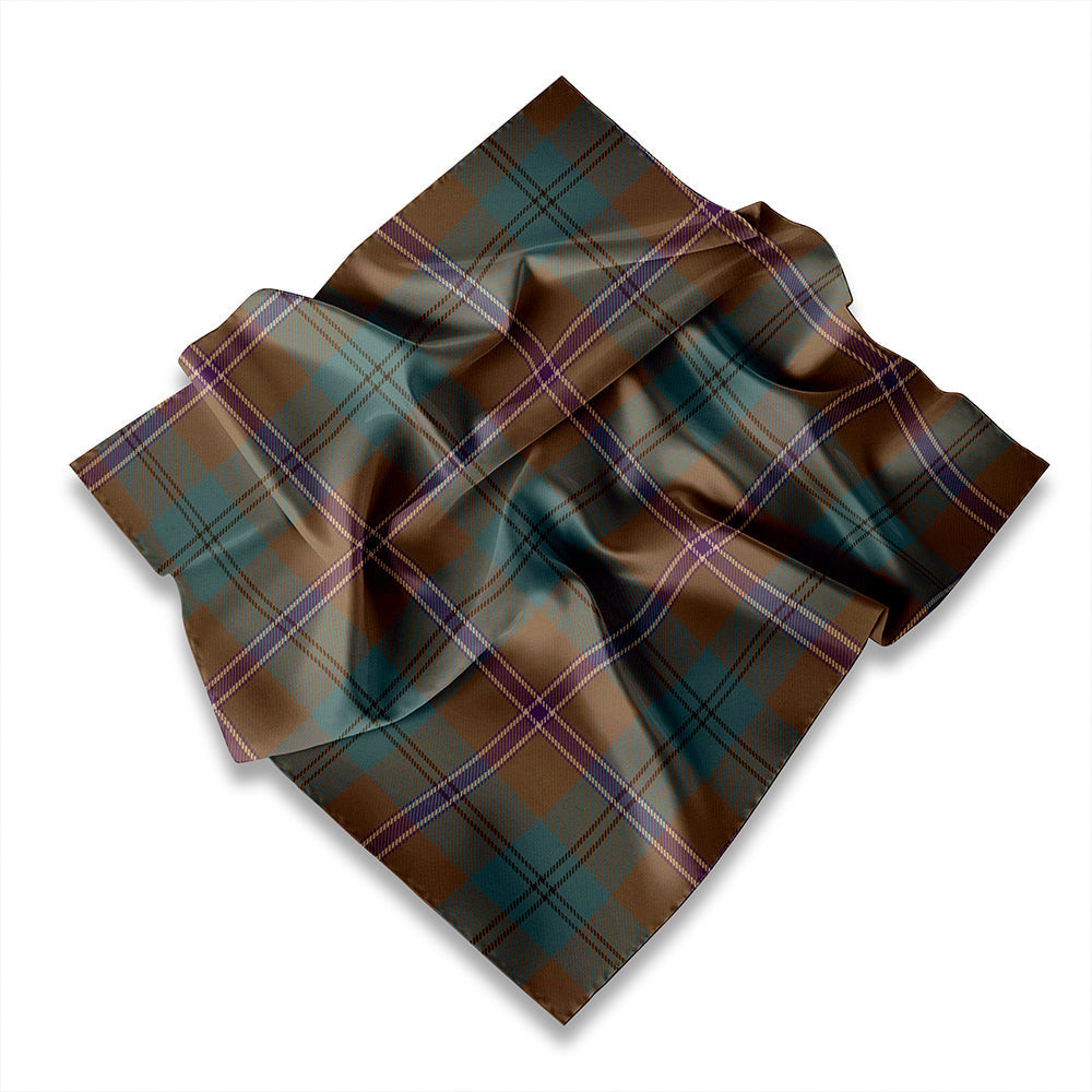 ScotsTee Shop Scottish Lawrie Weathered Tartan Pocket Square, Scarf, Handkerchief