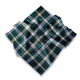 ScotsTee Shop Scottish Lauder Dress Ancient Tartan Pocket Square, Scarf, Handkerchief