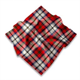 ScotsTee Shop Scottish MacCulloch 1746 Dress Modern Tartan Pocket Square, Scarf, Handkerchief