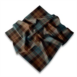 ScotsTee Shop Scottish Lochaber Weathered Tartan Pocket Square, Scarf, Handkerchief