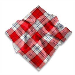 ScotsTee Shop Scottish Lennox Dress Red Tartan Pocket Square, Scarf, Handkerchief