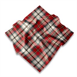 ScotsTee Shop Scottish MacCulloch 1746 Dress Weathered Tartan Pocket Square, Scarf, Handkerchief