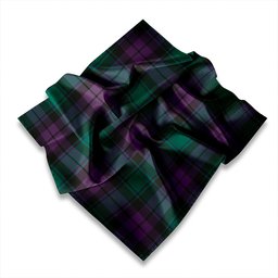 ScotsTee Shop Scottish MacArthur of Milton Modern Tartan Pocket Square, Scarf, Handkerchief