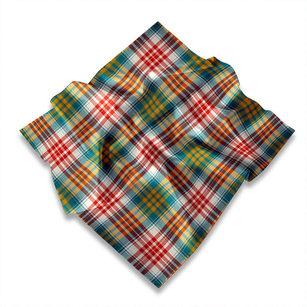 ScotsTee Shop Scottish Lysaght Dress Ancient Tartan Pocket Square, Scarf, Handkerchief