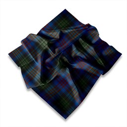 ScotsTee Shop Scottish Lysaght Hunting Modern Tartan Pocket Square, Scarf, Handkerchief