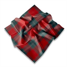 ScotsTee Shop Scottish Lennox Weathered Tartan Pocket Square, Scarf, Handkerchief