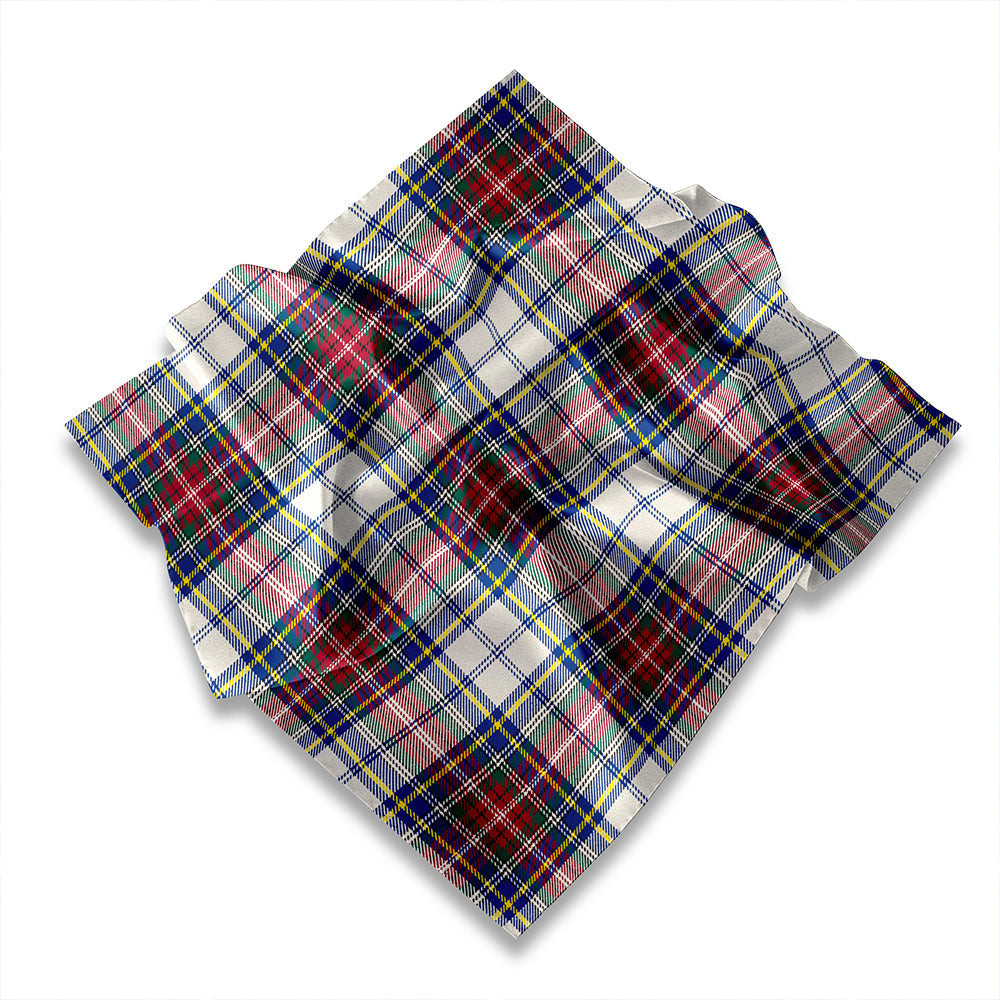 ScotsTee Shop Scottish MacBeth Dress Modern Tartan Pocket Square, Scarf, Handkerchief