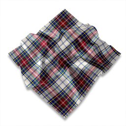 ScotsTee Shop Scottish MacBeth Dress Modern Tartan Pocket Square, Scarf, Handkerchief
