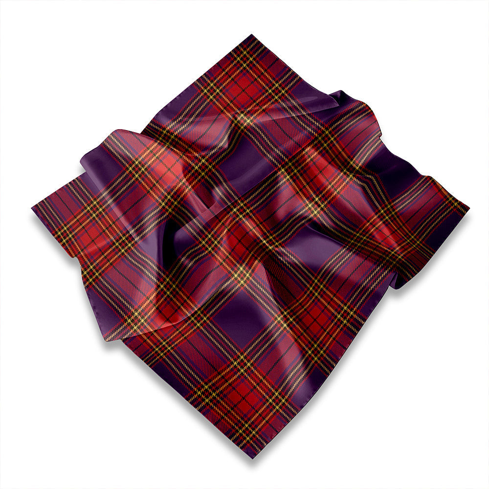 ScotsTee Shop Scottish Leslie (J Cant) Weathered Tartan Pocket Square, Scarf, Handkerchief
