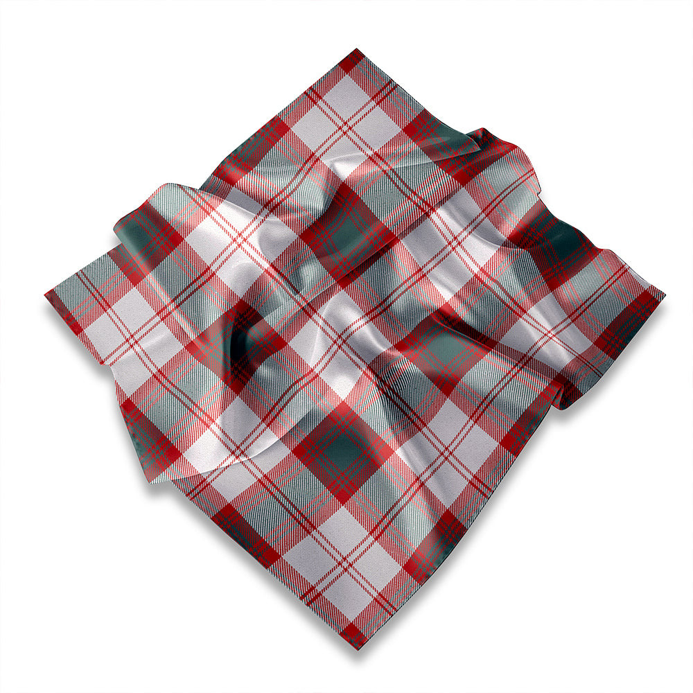 ScotsTee Shop Scottish Lindsay Dress Dance Red Weathered Tartan Pocket Square, Scarf, Handkerchief