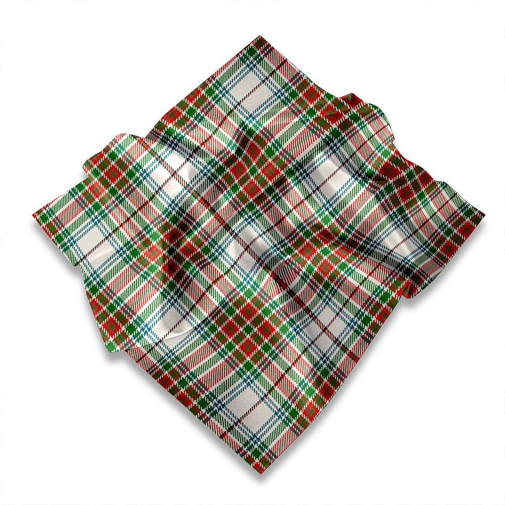 ScotsTee Shop Scottish MacBean Dress Ancient Tartan Pocket Square, Scarf, Handkerchief