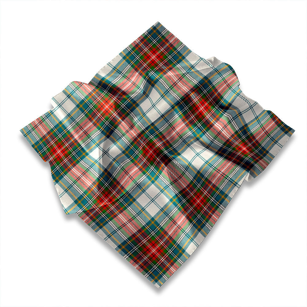 ScotsTee Shop Scottish MacBeth Dress Ancient Tartan Pocket Square, Scarf, Handkerchief