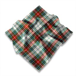 ScotsTee Shop Scottish MacBeth Dress Ancient Tartan Pocket Square, Scarf, Handkerchief
