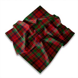 ScotsTee Shop Scottish MacBean of Tomatin (MacBain of Tomatin) Modern Tartan Pocket Square, Scarf, Handkerchief