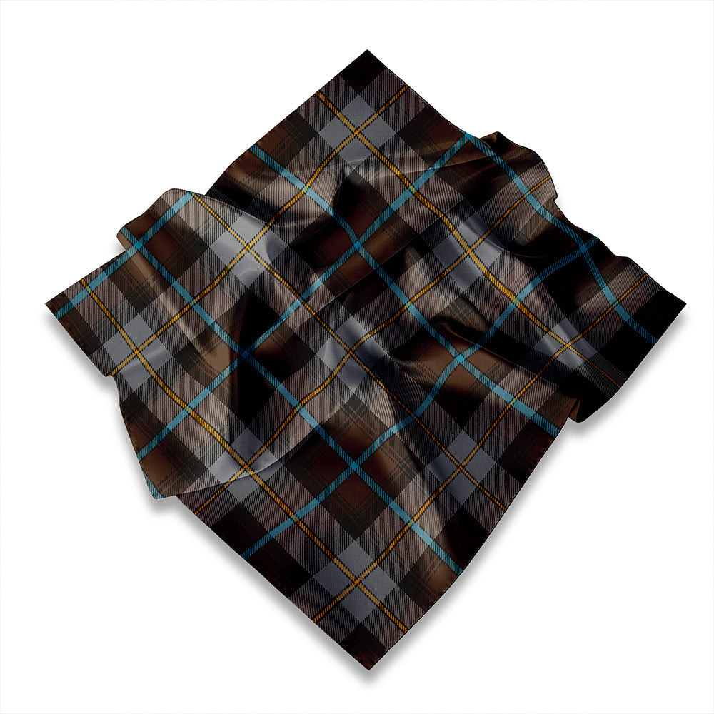 ScotsTee Shop Scottish MacCandlish Grey Dress Modern Tartan Pocket Square, Scarf, Handkerchief