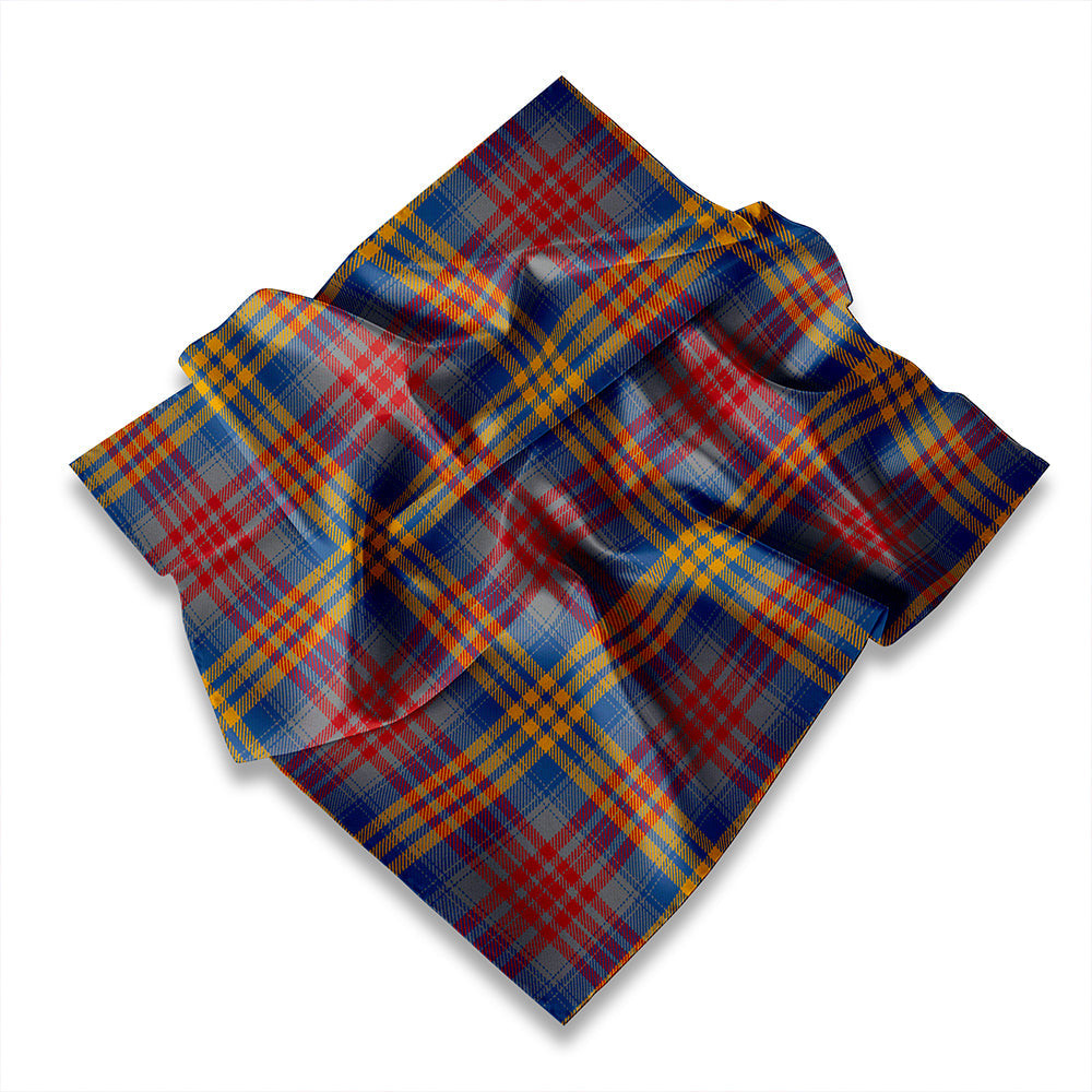 ScotsTee Shop Scottish Lysaght (MacLysaght) Modern Tartan Pocket Square, Scarf, Handkerchief