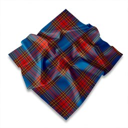 ScotsTee Shop Scottish Leslie (J Cant) Ancient Tartan Pocket Square, Scarf, Handkerchief
