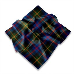 ScotsTee Shop Scottish MacDonald of Borrodale (Donald Borrodale Historic) Modern Tartan Pocket Square, Scarf, Handkerchief