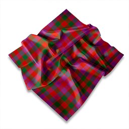 ScotsTee Shop Scottish MacGowan Portrait (Gow Portrait) Ancient Tartan Pocket Square, Scarf, Handkerchief