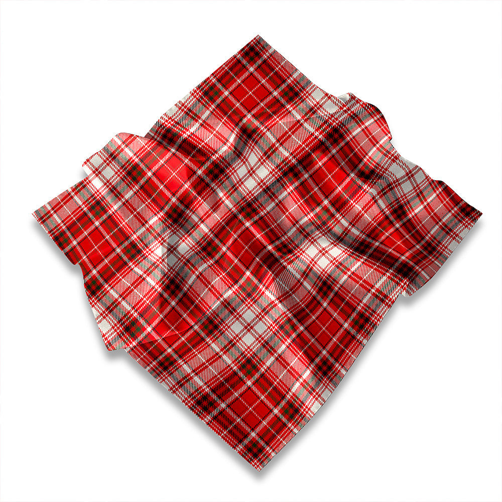 ScotsTee Shop Scottish MacDougal Dress Modern Tartan Pocket Square, Scarf, Handkerchief