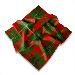 ScotsTee Shop Scottish MacGregor of Cardney (Gregor of Cardney) Ancient Tartan Pocket Square, Scarf, Handkerchief
