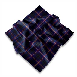 ScotsTee Shop Scottish MacIver of Strome Modern Tartan Pocket Square, Scarf, Handkerchief