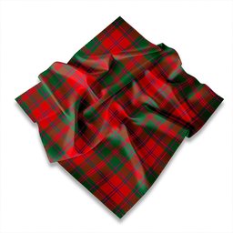 ScotsTee Shop Scottish MacDougall (Clans Originaux) Modern Tartan Pocket Square, Scarf, Handkerchief