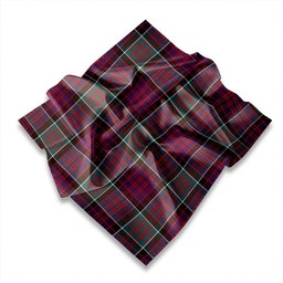 ScotsTee Shop Scottish MacDonald of Clanranald Weathered Tartan Pocket Square, Scarf, Handkerchief