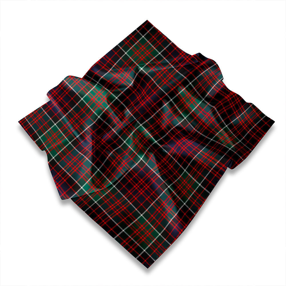 ScotsTee Shop Scottish MacDonald of Clanranald Modern Tartan Pocket Square, Scarf, Handkerchief