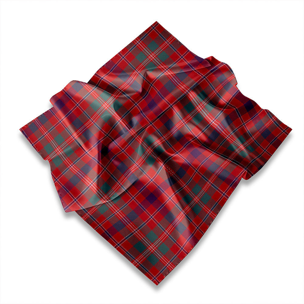 ScotsTee Shop Scottish MacDonald of Glenaladale (Donald of Glenaladale) Weathered Tartan Pocket Square, Scarf, Handkerchief