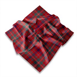ScotsTee Shop Scottish MacDonald of Glenaladale (Donald of Glenaladale) Weathered Tartan Pocket Square, Scarf, Handkerchief