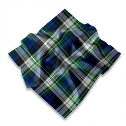 ScotsTee Shop Scottish MacGlashan Original Colours Modern Tartan Pocket Square, Scarf, Handkerchief
