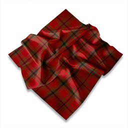ScotsTee Shop Scottish MacDonald of Belfinlay Modern Tartan Pocket Square, Scarf, Handkerchief