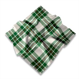 ScotsTee Shop Scottish MacGregor Dress Green (Gregor Dress Green) Modern Tartan Pocket Square, Scarf, Handkerchief