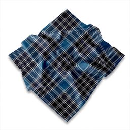 ScotsTee Shop Scottish MacDonald Lord of the Isles Hunting Blue (Donald Lord of the Isles Hunting Blue) Modern Tartan Pocket Square, Scarf, Handkerchief
