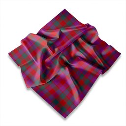 ScotsTee Shop Scottish MacGowan Portrait (Gow Portrait) Weathered Tartan Pocket Square, Scarf, Handkerchief