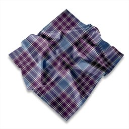 ScotsTee Shop Scottish MacDonald Lord of the Isles Hunting Blue (Donald Lord of the Isles Hunting Blue) Weathered Tartan Pocket Square, Scarf, Handkerchief