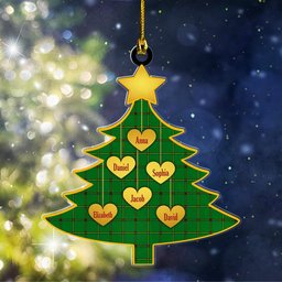 ScotsTee Shop Scottish Don (Tribe-of-Mar) Clan Tartan Ornament Custom Name Family Christmas Tree