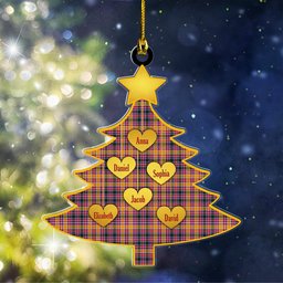 ScotsTee Shop Scottish Jacobite Clan Tartan Ornament Custom Name Family Christmas Tree