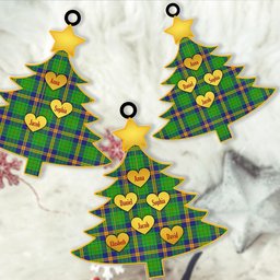 ScotsTee Shop Scottish New Mexico Clan Tartan Ornament Custom Name Family Christmas Tree