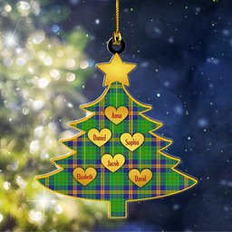 ScotsTee Shop Scottish New Mexico Clan Tartan Ornament Custom Name Family Christmas Tree