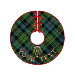 ScotsTee Shop Scottish Baillie Ancient Clan Crest Tartan Christmas Tree Skirt
